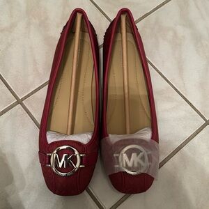 Berry colored 6.5 and 7.5 M Michael Kors flats